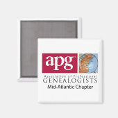 Mid-Atlantische APG koelkastmagneet Magneet (Voorkant / Achterkant)