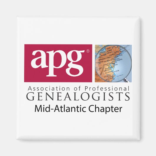 Mid-Atlantische APG koelkastmagneet Magneet (Voorkant)