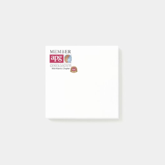 Mid-Atlantische noten Post-it® Notes (Voorkant)