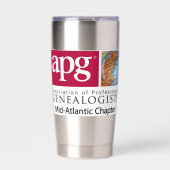 Mid-Atlantische warm/koud reiziger geïsoleerde tum Geïsoleerde Drinkbeker (Voorkant)