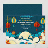 Mid Autumn Festival 2 Uitnodiging (Voorkant / Achterkant)