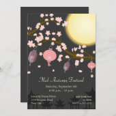 Mid Autumn Festival Flowering Tree Lantern Kaart (Voorkant / Achterkant)