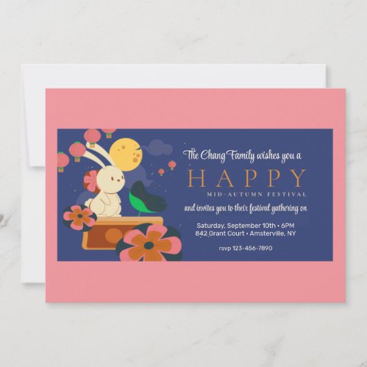 Mid Autumn Festival Kaart (Voorkant)