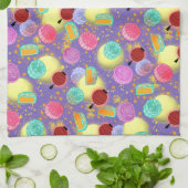 Mid Autumn festival lavender Kitchen Towel Theedoek (Gevouwen)