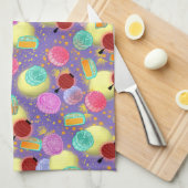Mid Autumn festival lavender Kitchen Towel Theedoek (Quarter Fold)