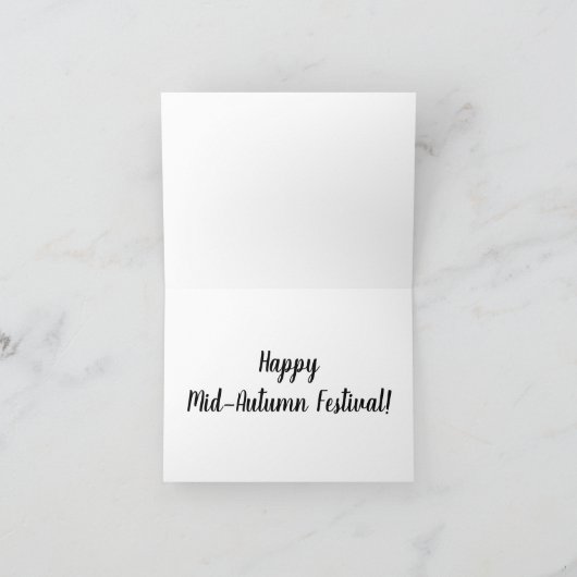 Mid Autumn Festival Maan cake maankoekjes pas Kaart (Binnen)