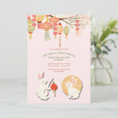 Mid Autumn Festival uitnodigingen (Staand voorkant)