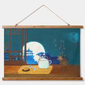 Mid-Autumn Festival wandhangend wandtapijt Hangend Wandkleed (Voorkant)