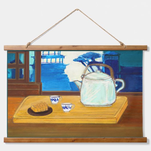 Mid-Autumn Festival wandhangend wandtapijt Hangend Wandkleed (Voorkant 2)