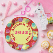 Mid Autumn Moon Festival - Bord rood papier (Feest)