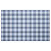 Mid Blue & White Gingham Plaid Stof (Yard (91,4 cm))