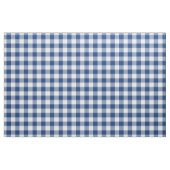 Mid Blue & White Gingham Plaid Stof (Fat Quarter)