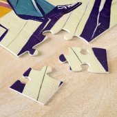 Mid Century 60s Space Age Cocktail Party Legpuzzel (Zijkant)