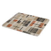 Mid Century Abstract Plaid Snijplank (Hoek)