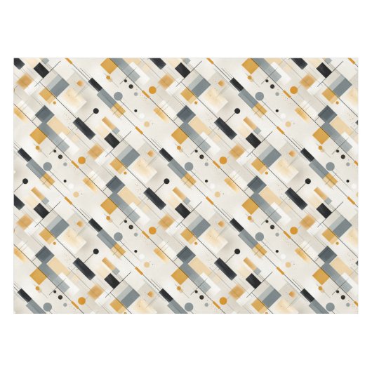 Mid Century Abstract Tafelkleed (Voorkant (Horizontaal))