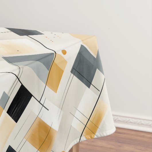 Mid Century Abstract Tafelkleed (Voorbeeld)