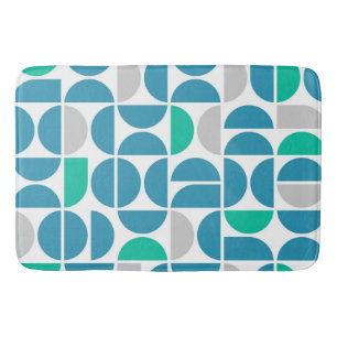 Mid Century Aquatische Tegels Badmat