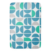 Mid Century Aquatische Tegels Badmat (Voorkant Verticaal)