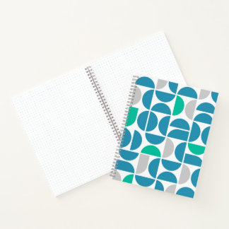 Mid Century Aquatische Tegels Notitieboek