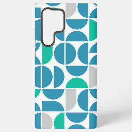 Mid Century Aquatische Tegels Samsung Galaxy Hoesje