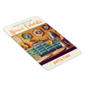 Mid Century Atomic Futuristic Party Room Magneet (Rechterzijde)