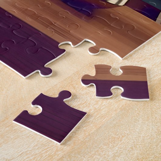 Mid Century Atomic Retro Futuristic Party Room Legpuzzel (Zijkant)