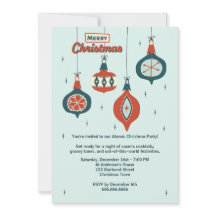 Mid-Century Atomistisch Kerstfeest