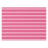 Mid-Century awning stripe - roze en wijn Tafelkleed (Voorkant (Horizontaal))
