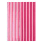 Mid-Century awning stripe - roze en wijn Tafelkleed (Voorkant)