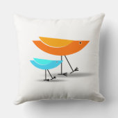 Mid Century Birds Kussen (Achterkant)