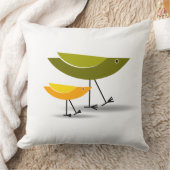 Mid Century Birds Kussen (Deken)