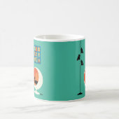 Mid Century Black Cat with Mini Oblongs Koffiemok (Center)