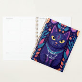 Mid Century Boho Style / Bloemen kat liefhebber Planner (Display)