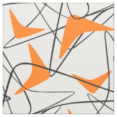 Mid Century boomerang Stof (Close Up)