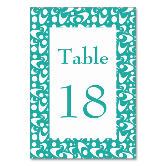 Mid Century Boomerangs Kaart (Voorkant)