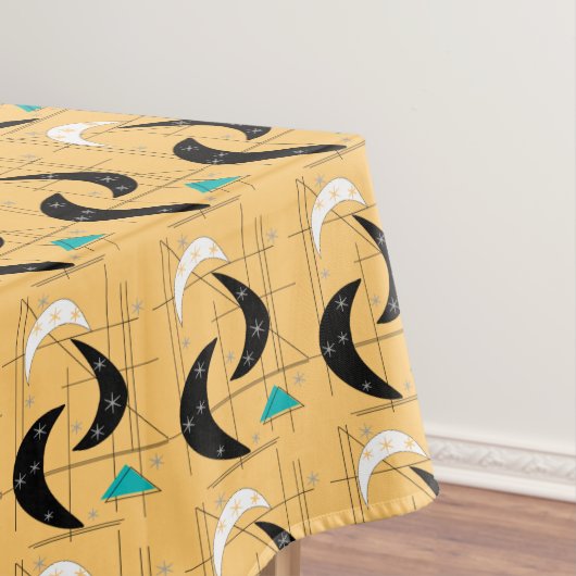 Mid-Century Boomerangs Pattern Tafelkleed (Voorbeeld)