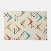 Mid Century Boomerangs Starbursts Meerkleurig Deurmat (Voorkant)