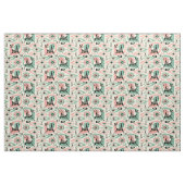 Mid Century Cat Abstract - Pink Turq ©studioxine Stof (Fat Quarter)