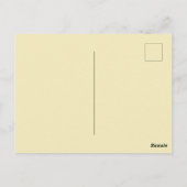 Mid Century Cats met Retro Records en TV Briefkaart (Achterkant)