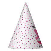 Mid Century Cats Roze Stoel Polka Dots Feesthoedjes (Links)