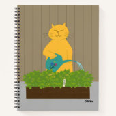 Mid Century Cats Waters His Catnip Notitieboek (Voorkant)