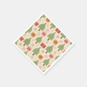 Mid Century Christmas Atomic Trees with Snowflakes Servet (Hoek)