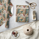 Mid Century Christmas Cocktail Party Happy Hour Cadeaupapier<br><div class="desc">Mid Century Cocktail Hour Martini - Moge uw Feestdagen vrolijk zijn</div>