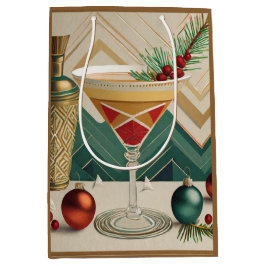 Mid Century Christmas Cocktail Party Happy Hour Medium Cadeauzakje