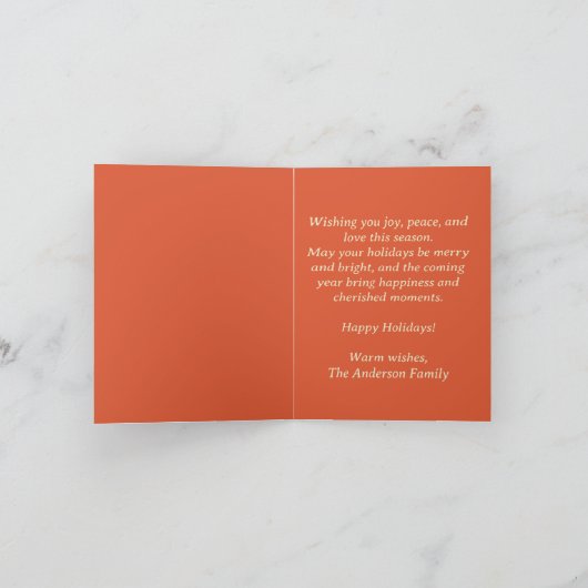 Mid Century Christmas Kaart (Binnen)