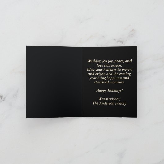 Mid Century Christmas Kaart (Binnen)