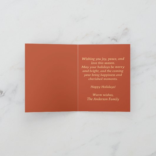 Mid Century Christmas Kaart (Binnen)