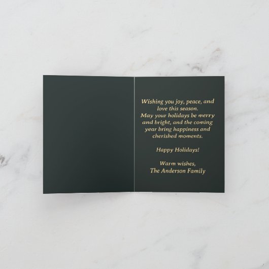 Mid Century Christmas Kaart (Binnen)