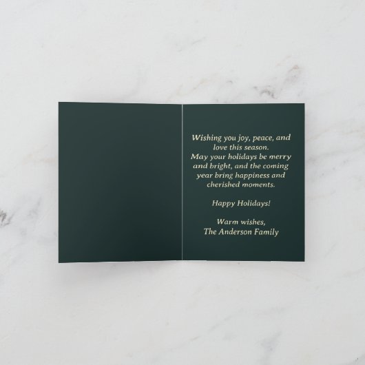 Mid Century Christmas Kaart (Binnen)