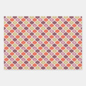 Mid-Century Christmas Snowflake Ornament Inpakpapier Vel (Voorkant 2)